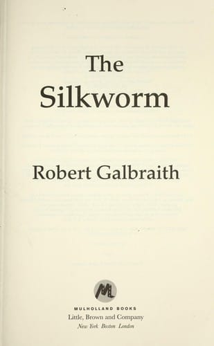 The Silkworm (Cormoran Strike 2) cover