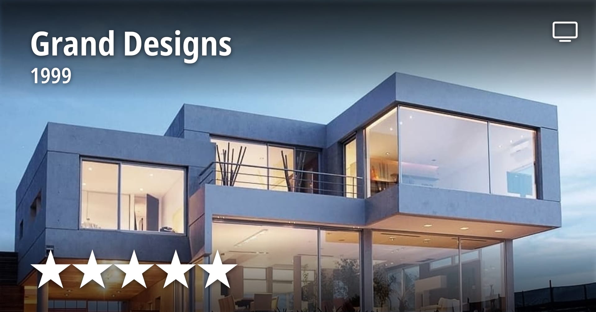 Grand Designs (1999) Season One ★★★★★