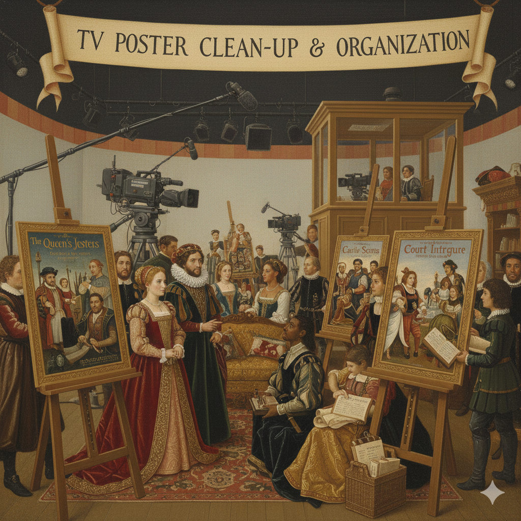 Cleaning Up TV Posters on My Ghost Blog